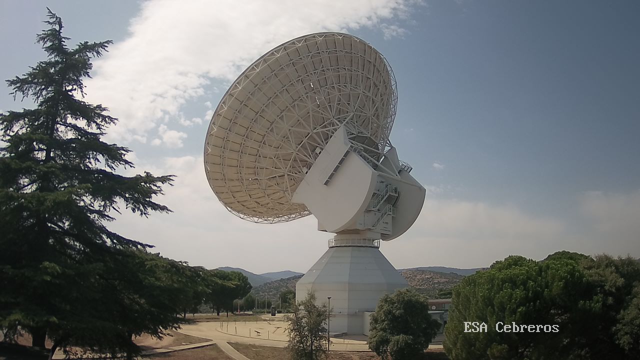 ESA deep space antenna Cebreros in Spain