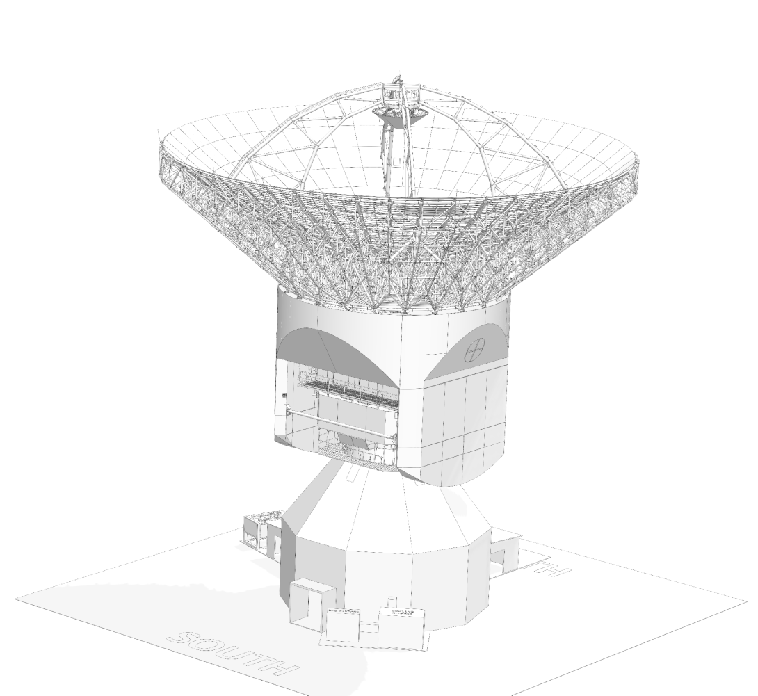 A model of ESA's new deep-space antenna